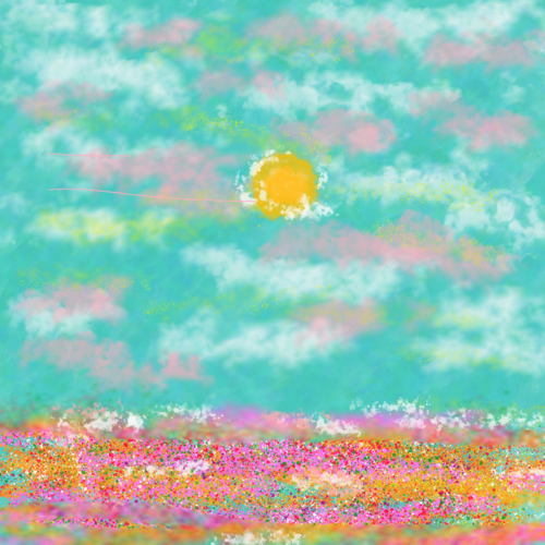 Das Land der Blumen par Steven Elijah Neuhaus, Peinture en vente sur Singulart