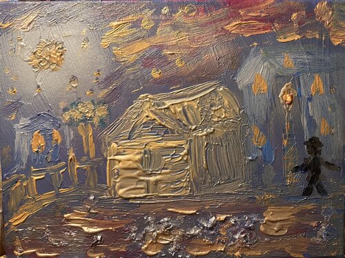 Goldene Nacht von Steven Elijah Neuhaus, Malerei kaufen auf Singulart