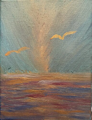 Der Sonnenaufgang am Morgen by Steven Elijah Neuhaus, 회화 for Sale on Singulart