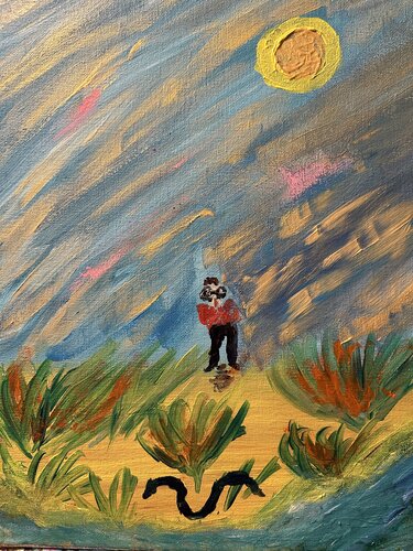 Der Traumtänzer in der Wildnis von Steven Elijah Neuhaus, Malerei kaufen auf Singulart