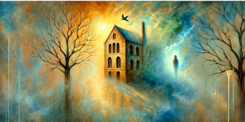 Das Haus das nie vergisst von Steven Elijah Neuhaus, Malerei kaufen auf Singulart