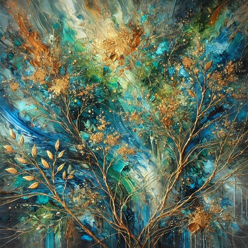 Die Farben des Waldes di Steven Elijah Neuhaus, Digitale in vendita su Singulart