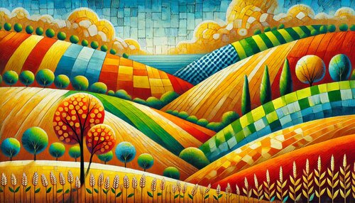 Die Landschaft des Konzepts digital painting van Steven Elijah Neuhaus, Schilderij te koop op Singulart