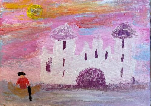 Der Traumtänzer durch reisen der zeit van Steven Elijah Neuhaus, Schilderij te koop op Singulart