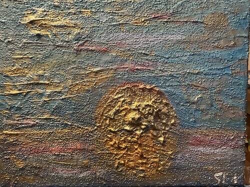 Sonnenuntergang zum anfassen von Steven Elijah Neuhaus, Malerei kaufen auf Singulart