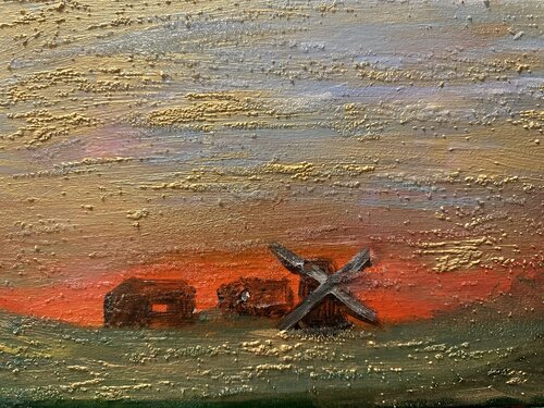 Glühende Landschaft der Ruhe par Steven Elijah Neuhaus, Peinture en vente sur Singulart