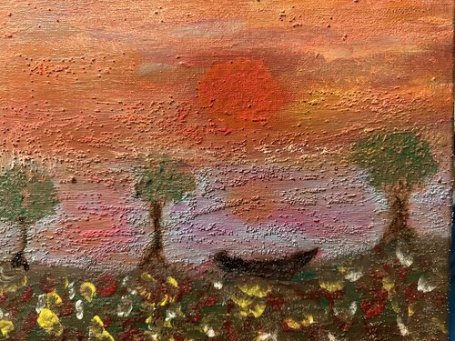 Das Abendrot der Sinne (texturarbeit) di Steven Elijah Neuhaus, Pittura in vendita su Singulart