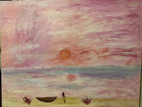 Stille Ankunft van Steven Elijah Neuhaus, Schilderij te koop op Singulart