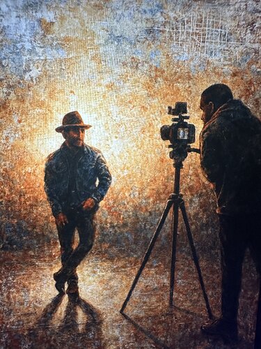 Retro Hollywood Style de Steven Elijah Neuhaus, Pintura a la venta en Singulart