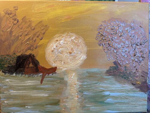 Afrikanisches Abendlicht di Steven Elijah Neuhaus, Pittura in vendita su Singulart