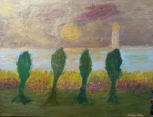 Dämmerung am Meer der Mittelmeer Küste by Steven Elijah Neuhaus, 絵画 for Sale on Singulart