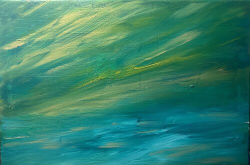 Das strahlen der see van Steven Elijah Neuhaus, Schilderij te koop op Singulart