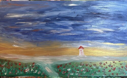 Leuchtturm der Richtung par Steven Elijah Neuhaus, Peinture en vente sur Singulart