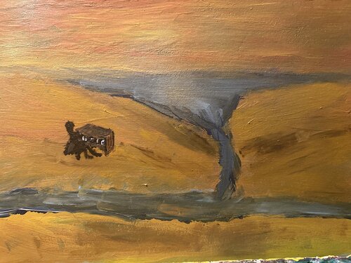 Pianist im Sturm by Steven Elijah Neuhaus, Painting for Sale on Singulart