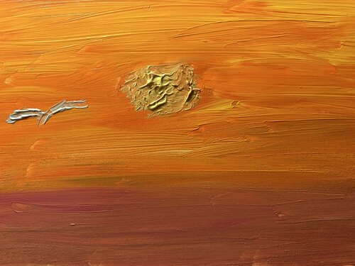 Flying Gold von Steven Elijah Neuhaus, Malerei kaufen auf Singulart