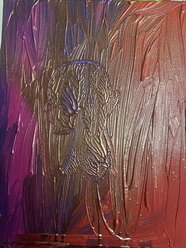 Die Silhouette der Konturen di Steven Elijah Neuhaus, Pittura in vendita su Singulart