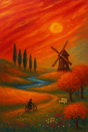 Dreamscape der Weg der Farben di Steven Elijah Neuhaus, Pittura in vendita su Singulart