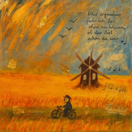 Der Traum der Landschaft des kleinen Prinzen van Steven Elijah Neuhaus, Schilderij te koop op Singulart