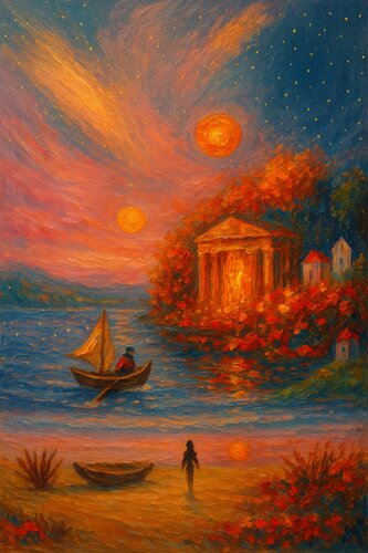 Das Denkmal der Träume par Steven Elijah Neuhaus, Peinture en vente sur Singulart