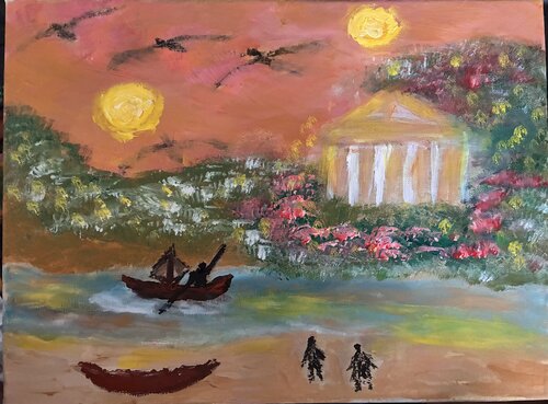 Das Land der Träumer par Steven Elijah Neuhaus, Peinture en vente sur Singulart