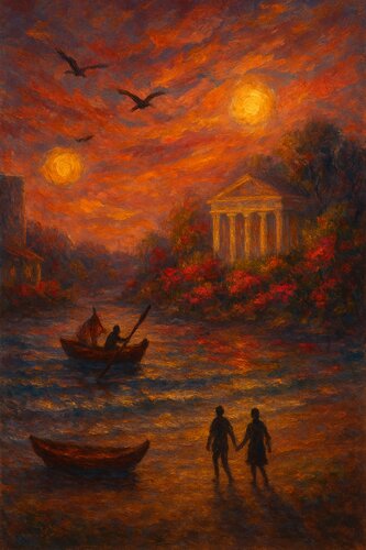 Ein Morgen voller Farben by Steven Elijah Neuhaus, Painting for Sale on Singulart