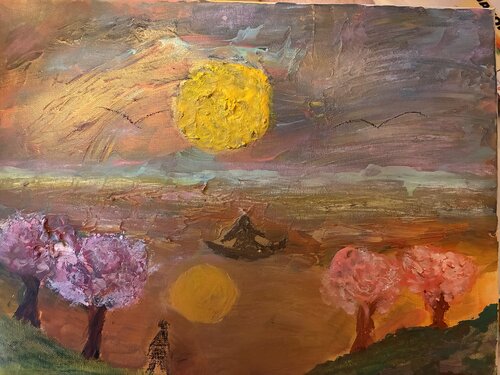 Ein Traum des Meeres van Steven Elijah Neuhaus, Schilderij te koop op Singulart