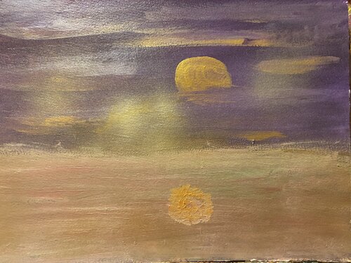 Mondmeer par Steven Elijah Neuhaus, Peinture en vente sur Singulart