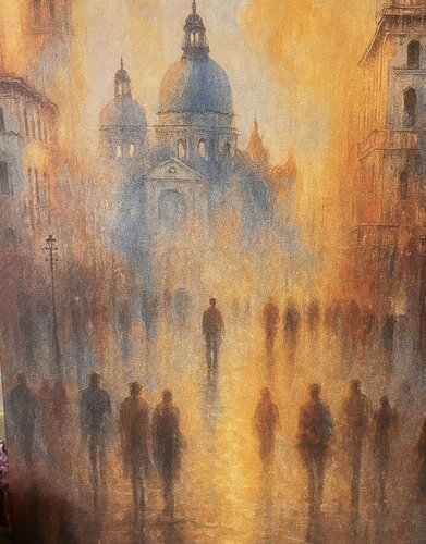 Ein stiller Abend in Paris by Steven Elijah Neuhaus, Painting for Sale on Singulart