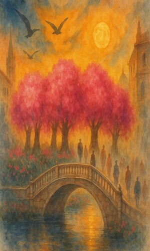 Brücke des Lebens de Steven Elijah Neuhaus, Pintura a la venta en Singulart
