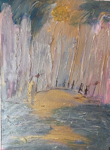 Stadt des Glanzes im verborgenen di Steven Elijah Neuhaus, Pittura in vendita su Singulart