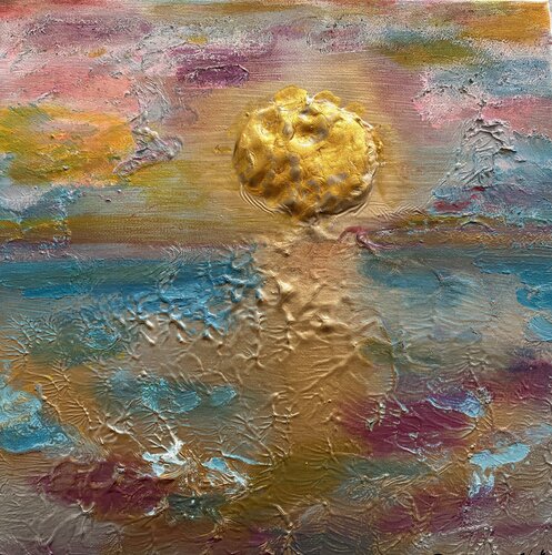 Das Leuchten des kosmischen Meeres par Steven Elijah Neuhaus, Peinture en vente sur Singulart