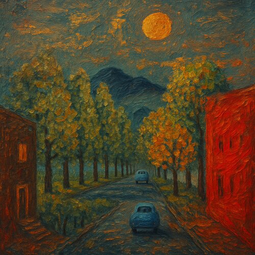 In die Ferne der Ruhe par Steven Elijah Neuhaus, Peinture en vente sur Singulart