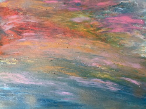 Atlantik der farblichen Sinne van Steven Elijah Neuhaus, Schilderij te koop op Singulart