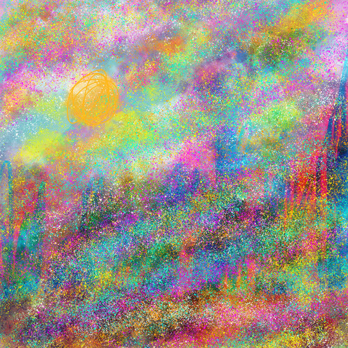 Richters Vision par Steven Elijah Neuhaus, Peinture en vente sur Singulart