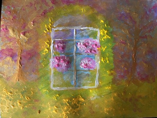 Das Fenster zur Seele van Steven Elijah Neuhaus, Schilderij te koop op Singulart