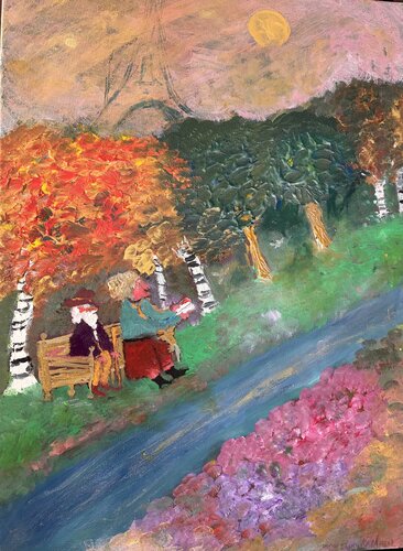 Monseigneur, le Paris. Madame, que lisez-vous? de Steven Elijah Neuhaus, Pintura a la venta en Singulart