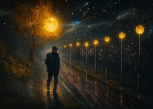 Lumières du Souvenir (AI-Edition) de Steven Elijah Neuhaus, Pintura a la venta en Singulart
