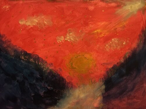 Naissance du Feu van Steven Elijah Neuhaus, Schilderij te koop op Singulart