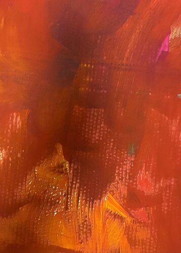 Das Feuer der Leinwand di Steven Elijah Neuhaus, Pittura in vendita su Singulart