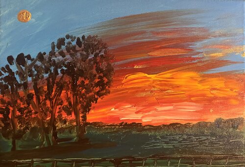 Die Magie des Abendlichtes von Steven Elijah Neuhaus, Malerei kaufen auf Singulart