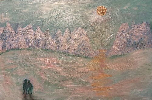 Poetischer Winter im Spessart van Steven Elijah Neuhaus, Schilderij te koop op Singulart