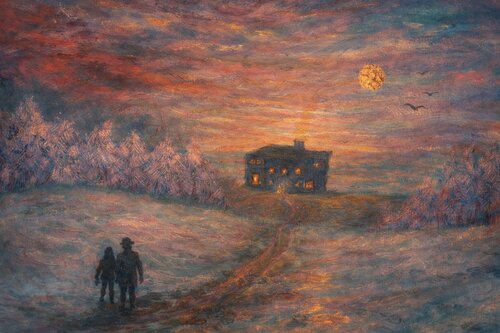 Poetischer WinterIm Spessart 2 Mixed Media van Steven Elijah Neuhaus, Schilderij te koop op Singulart