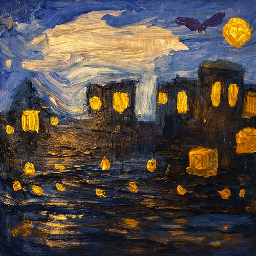 Die nacht der Seele von Steven Elijah Neuhaus, Malerei kaufen auf Singulart