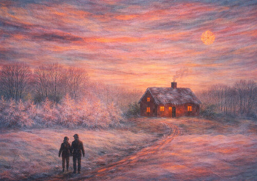 Winterlandschaft des Seins von Steven Elijah Neuhaus, Malerei kaufen auf Singulart