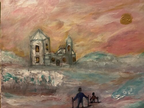 La maison des souvenirs van Steven Elijah Neuhaus, Schilderij te koop op Singulart
