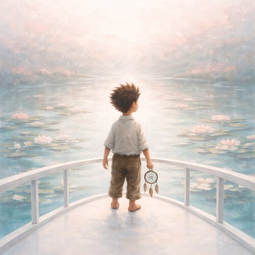 Der Traumfänger und das Licht der Natur Mixed Media de Steven Elijah Neuhaus, Pintura a la venta en Singulart