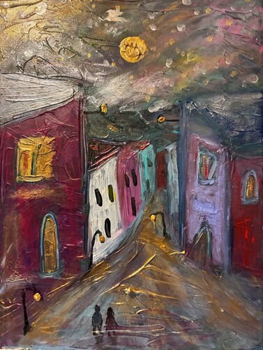 La Strada dei Sogni van Steven Elijah Neuhaus, Schilderij te koop op Singulart
