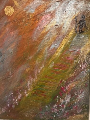 Der Pilger steigt empor par Steven Elijah Neuhaus, Peinture en vente sur Singulart