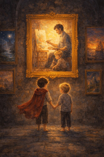 Ein Blick in die Erinnerung von Steven Elijah Neuhaus, Malerei kaufen auf Singulart