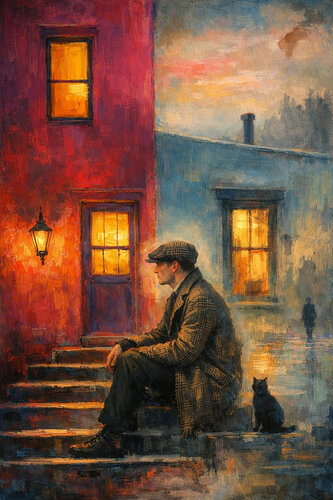 Nie einsam british Soul de Steven Elijah Neuhaus, Pintura a la venta en Singulart